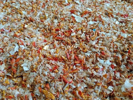 Вторичный агломерат ПВД экструзионный цветной - Вид 1